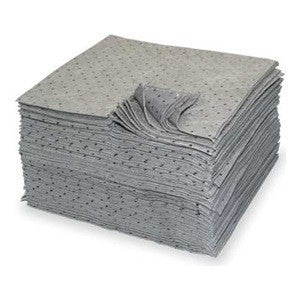 Absorbant d'huile en rouleau feuilles grises 100/caisse