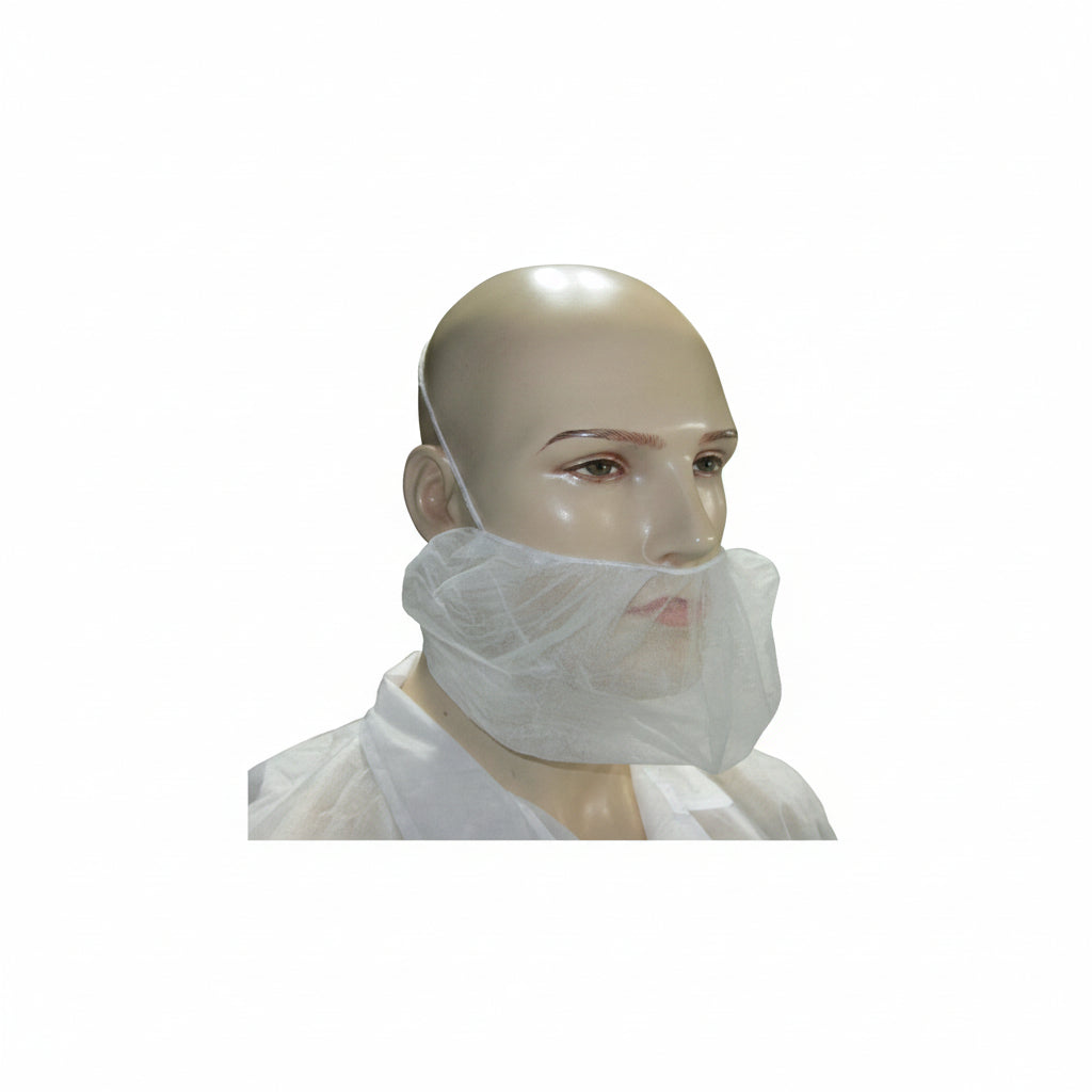 Filet à barbe blanc 18'' 100/sac