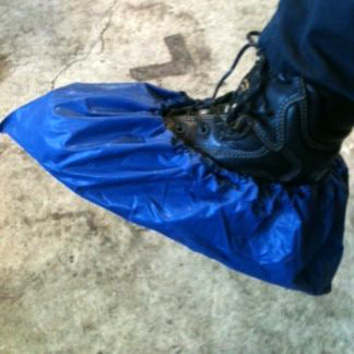 Couvre chaussures et bottes bleu