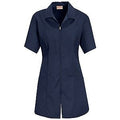 Sarrau à manches courtes pour femme bleu marine