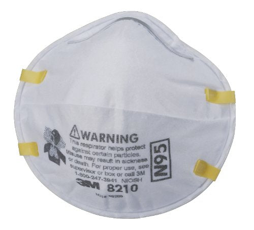 Masque contre les particules 3M N95 8210 20/boîte