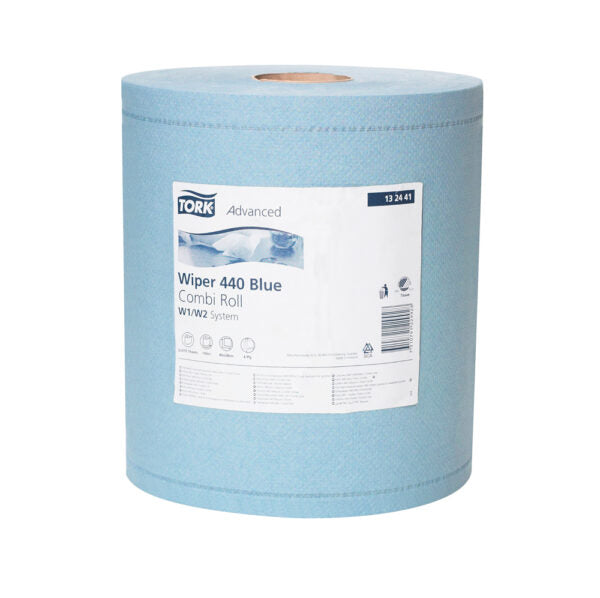 Chiffon Tork bleu 2 x 375 feuilles