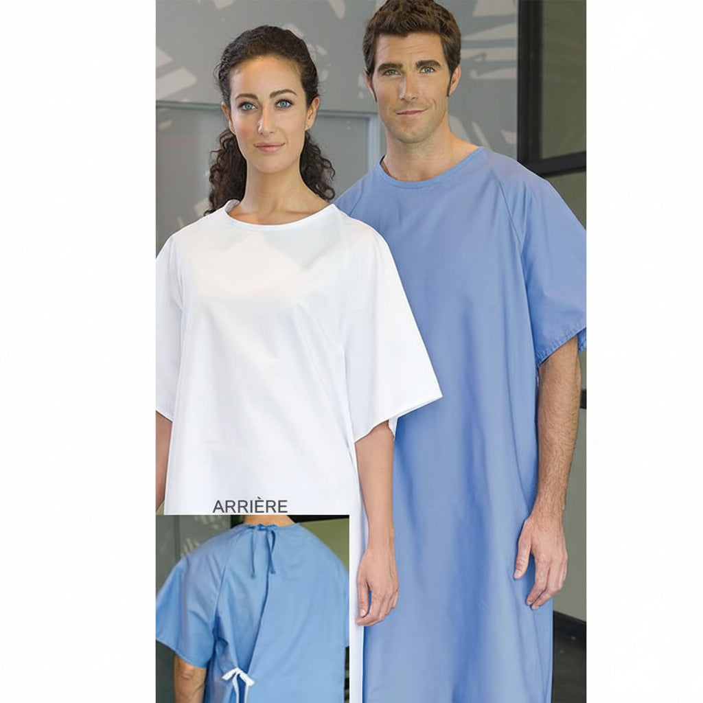 Jaquette de patient unisexe taille unique