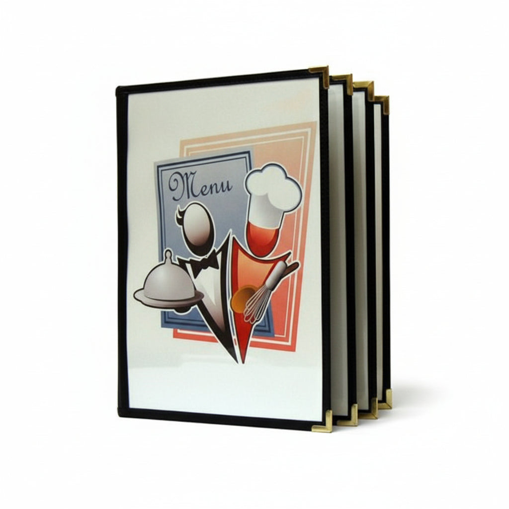Couverture de menu 4 volets (pour 8 feuilles)