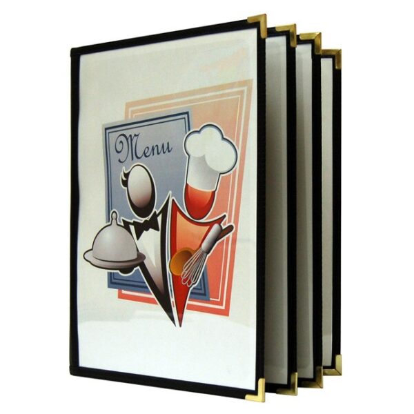 Couverture de menu 4 volets (pour 8 feuilles)