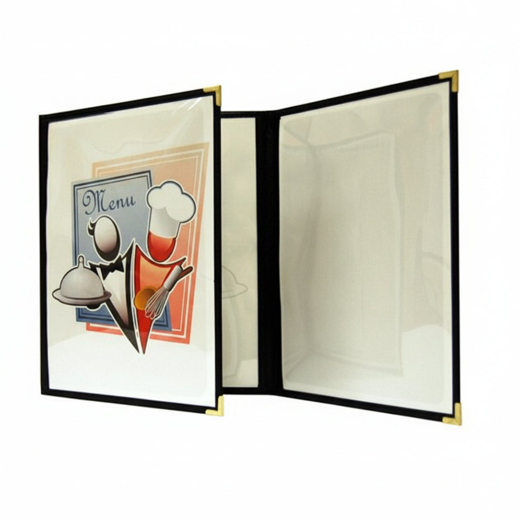 Couverture de menu 3 volets continues (pour 6 feuilles)