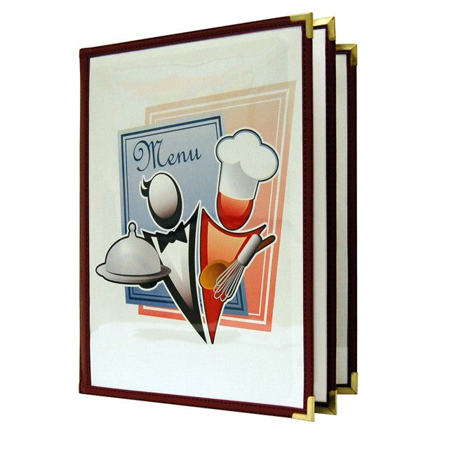 Couverture de menu 3 volets