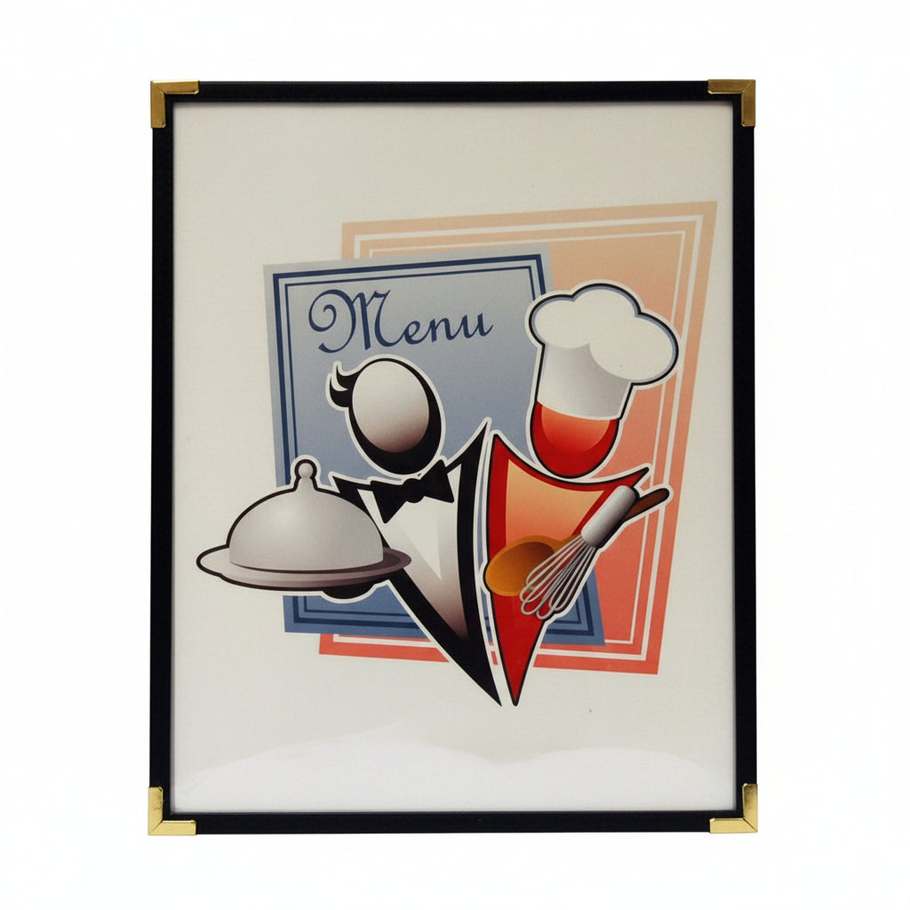 Couverture de menu 1 volet (pour 2 feuilles)