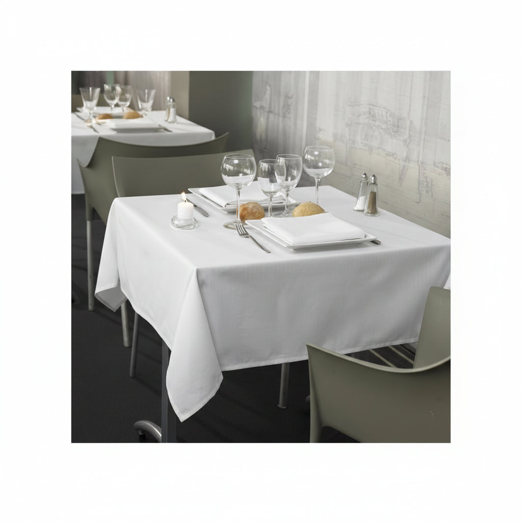 Nappe blanche 36'' x 36'' 100 % polyester