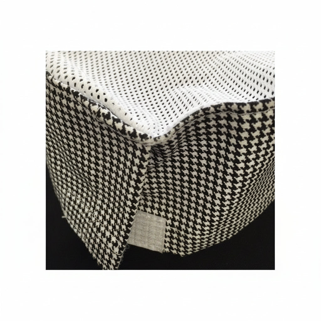 Calot cuisinier motif pied de poule