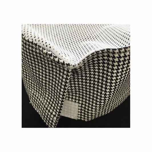 Calot cuisinier motif pied de poule