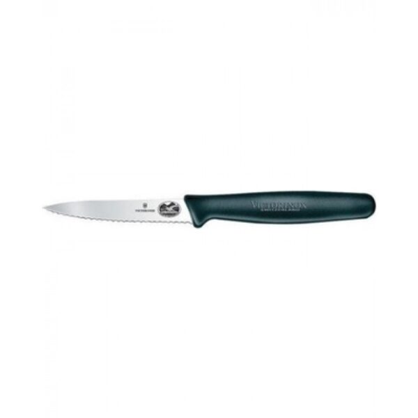 Couteau d'office 3 ¼" lame dentelée Fibrox Victorinox