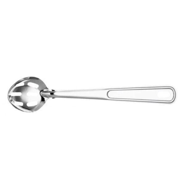 Cuillère de service rainurée 11" acier inoxydable