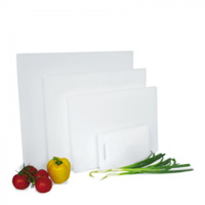 Planche à découper blanche 12"x 18" x 1/2"