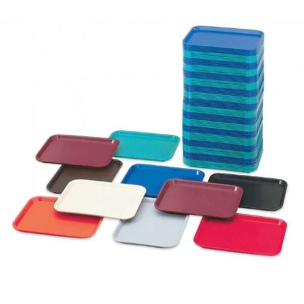 Cabaret restauration rapide polypropylène 12" x 16" bourgogne Vollrath