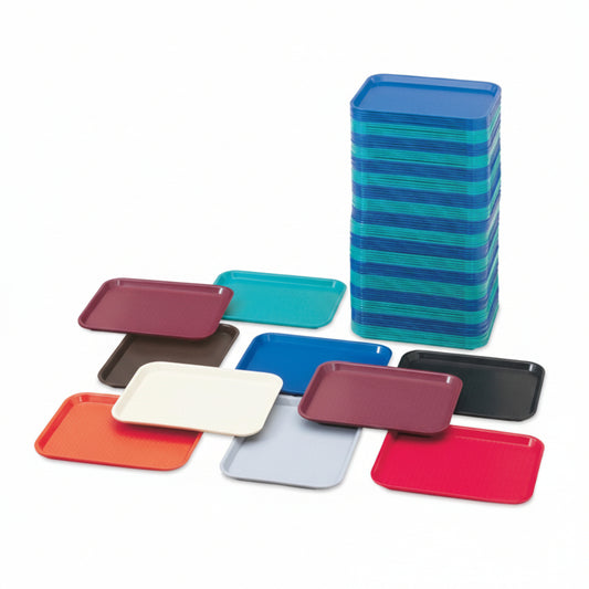 Cabaret restauration rapide polypropylène 12" x 16" bourgogne Vollrath