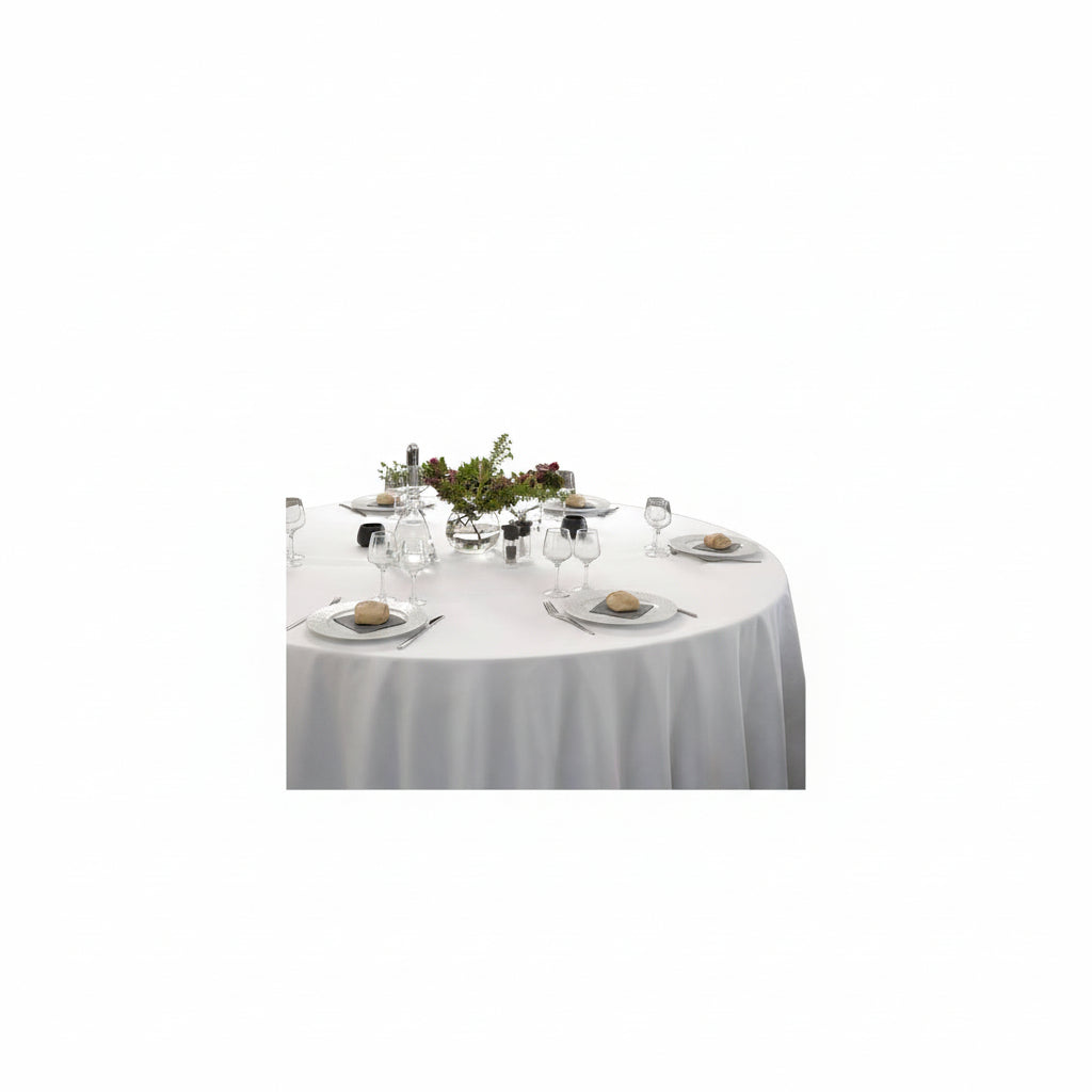 Nappe blanche ronde 42''