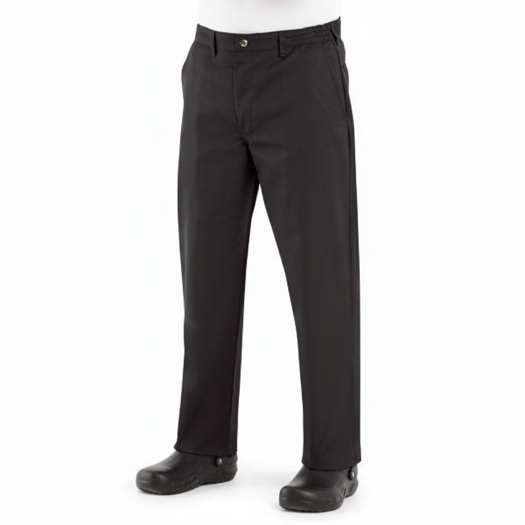 Pantalon noir de cuisinier