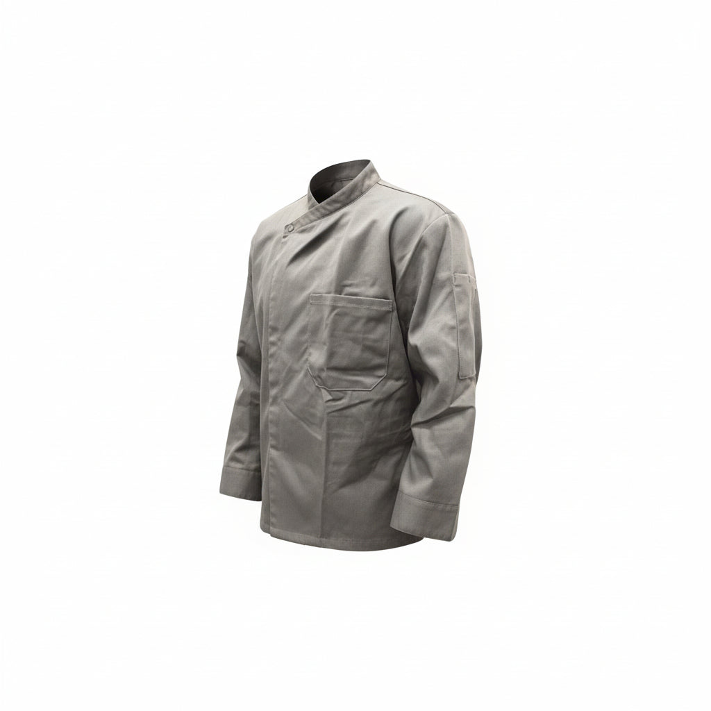 charcoal industrial mechanic's smock