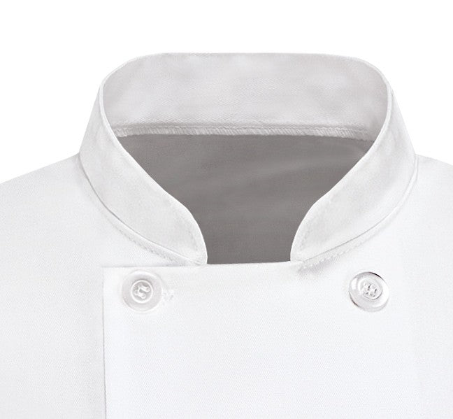 VESTON CHEF MANCHE 1/2   POLY/35%COTTON