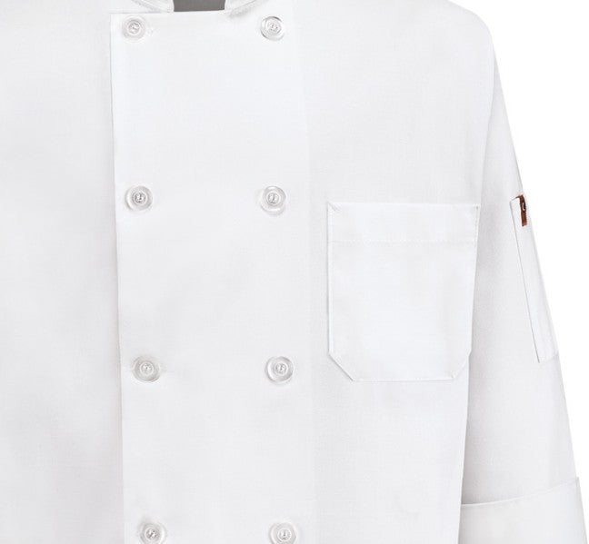 VESTON CHEF65% POLY/35%COTTON.