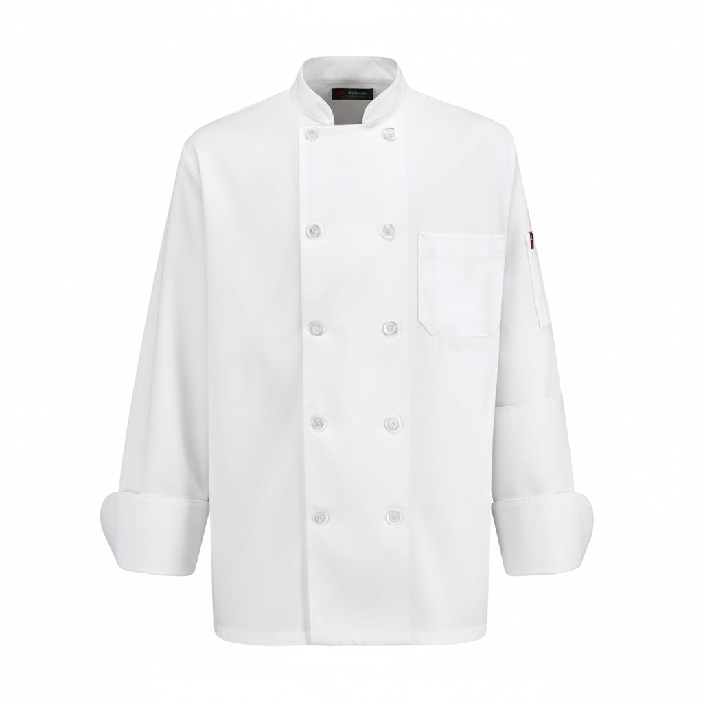 VESTON CHEF65% POLY/35%COTTON.