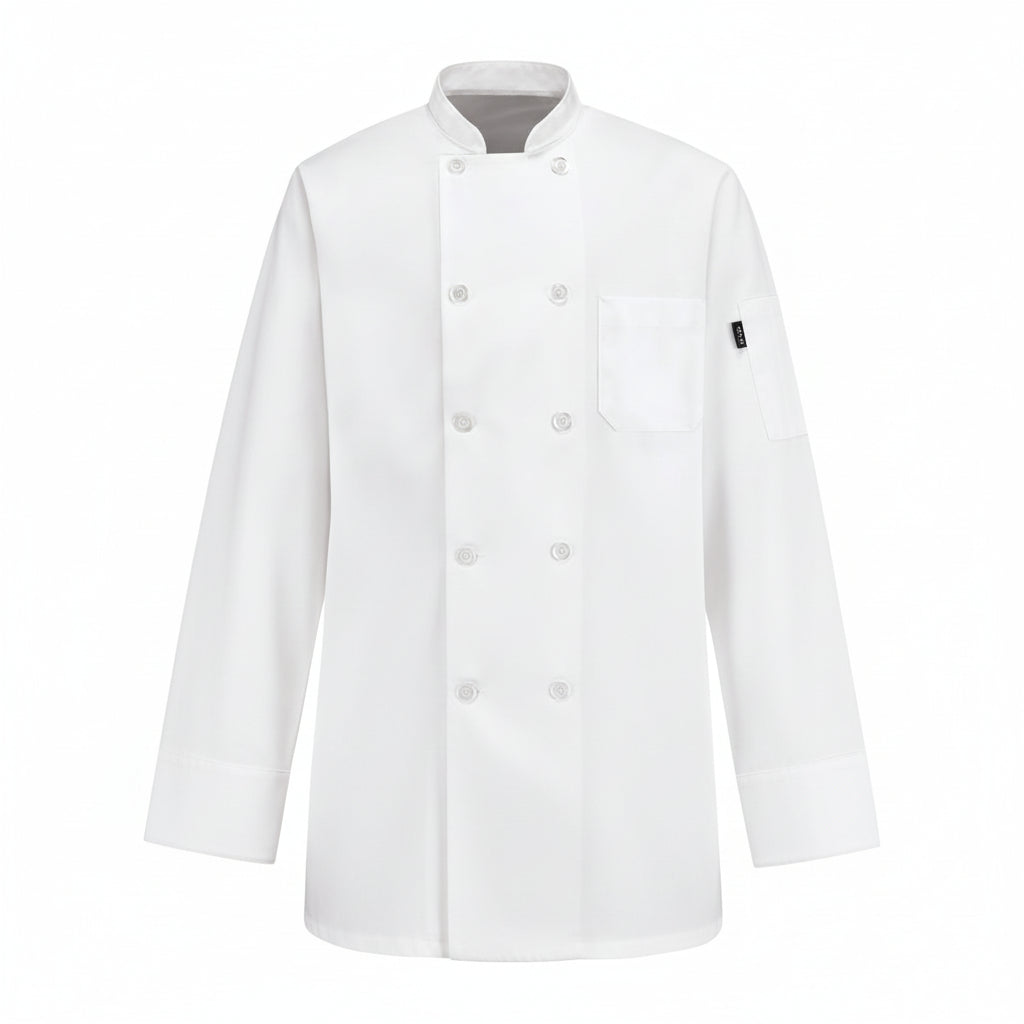 VESTON CHEF65% POLY/35%COTTON.