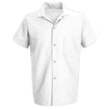 Chemise de cuisinier blanche à manche courte