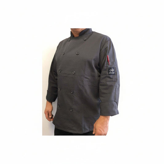 Veston chef charcoal manches longues