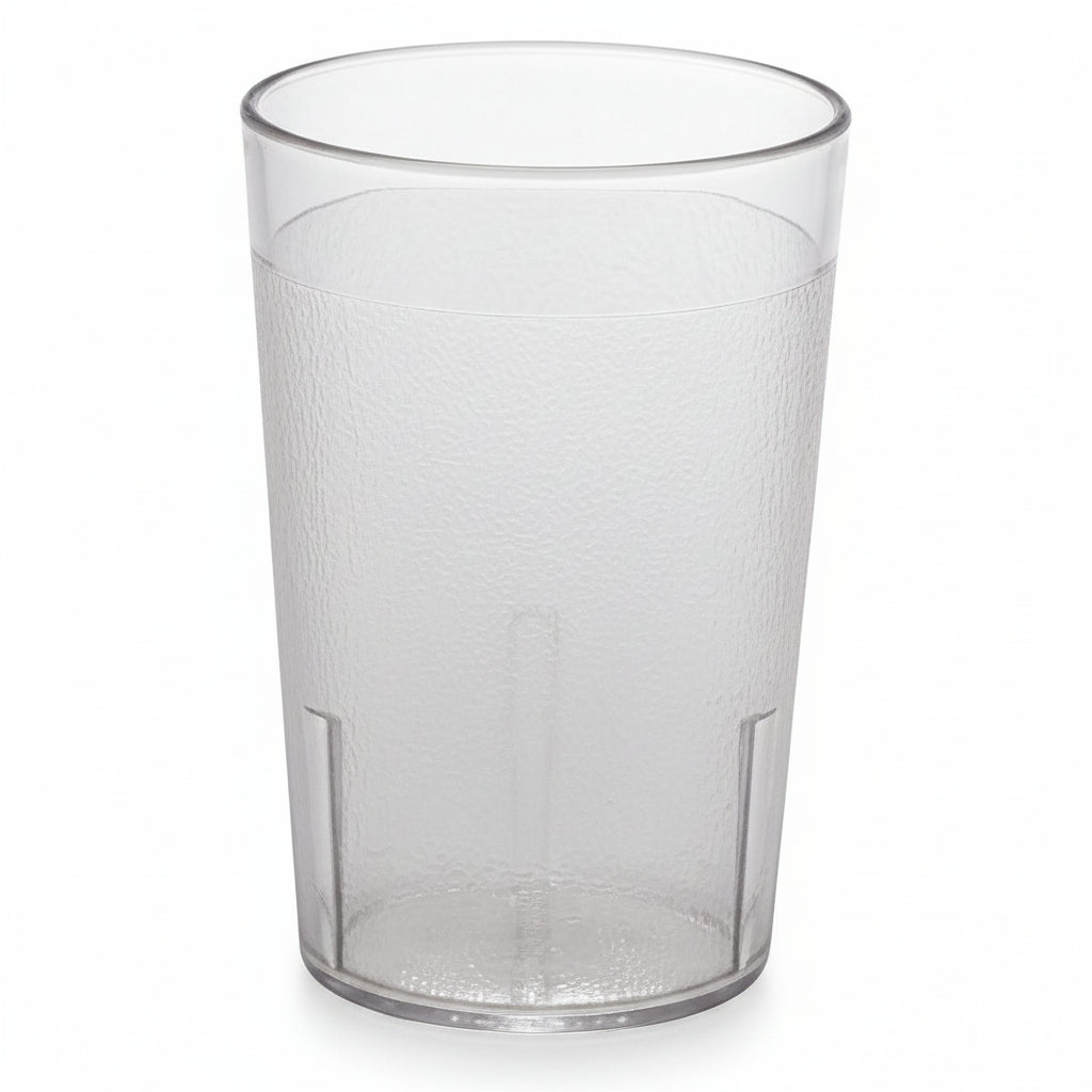 Verre en plastique clair 5 oz Colorware embossé 12/paquet