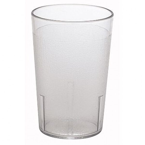 Verre en plastique clair 5 oz Colorware embossé 12/paquet