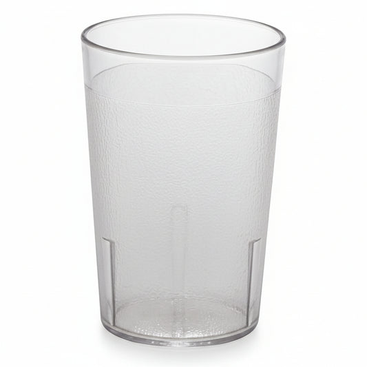 Verre en plastique clair 5 oz Colorware embossé 12/paquet
