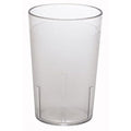 Verre en plastique clair 8 oz Colorware embossé 12/paquet