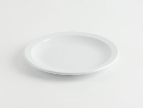 Assiette a diner en mélamine blanche 6 ¼''