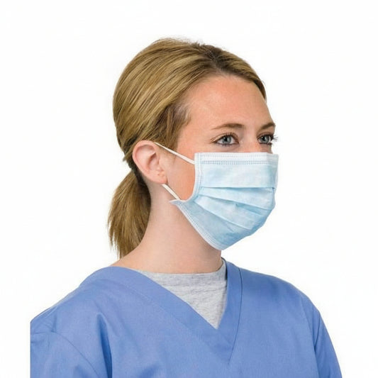 Masque avec attaches auriculaires 