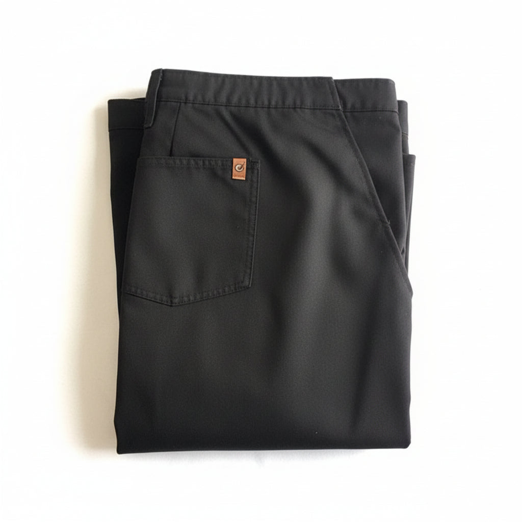 Pantalon noir de cuisinier