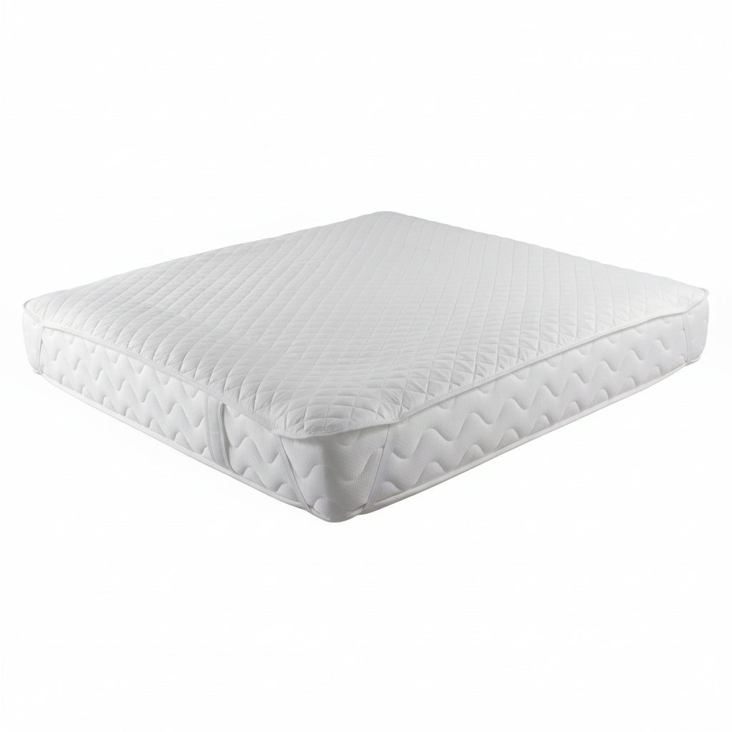 Couvre matelas pour lit simple à coins élastiques