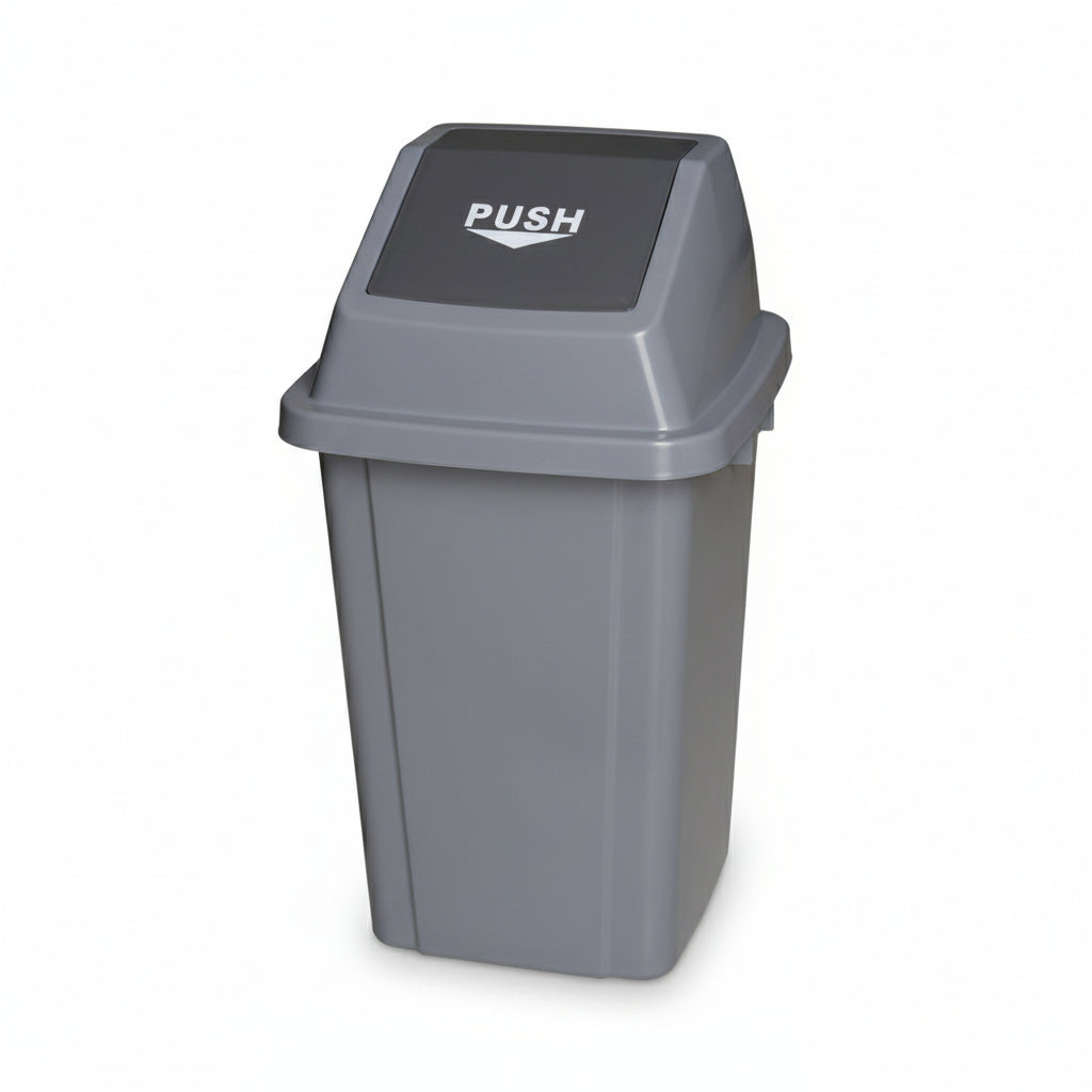 Poubelle avec couvercle basculante 60 litres