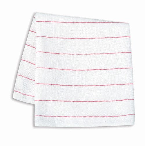 Linge de cuisine ligne rouge 16x27