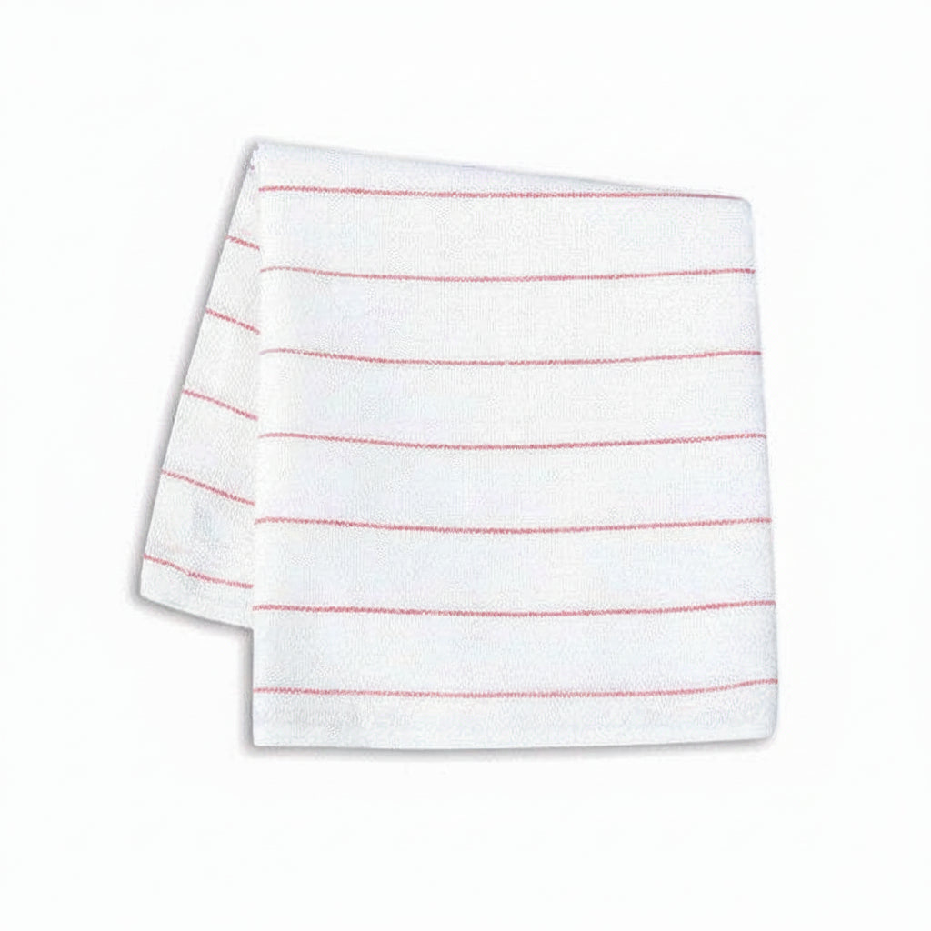 Linge de cuisine ligne rouge 16x27