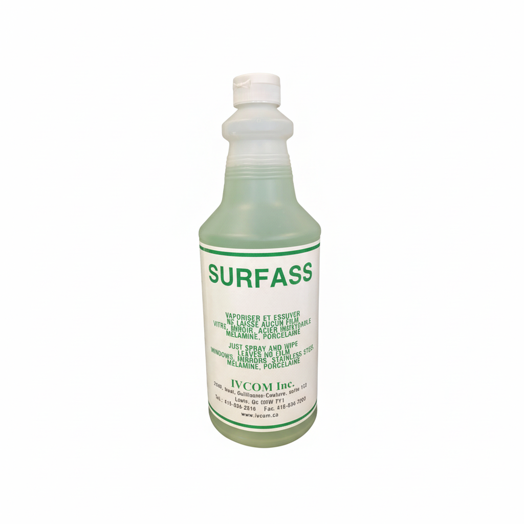 Surfass Glass and Mirror Cleaner 946 ml – Ivcom Inc