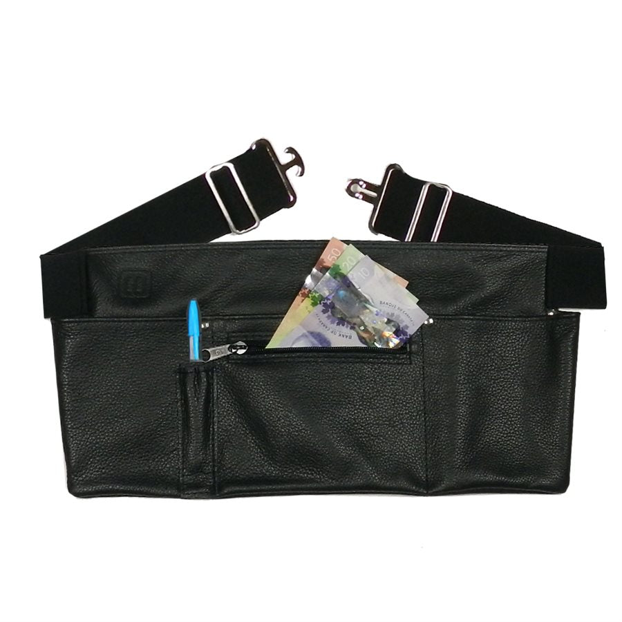 tablier cuir 5 poches