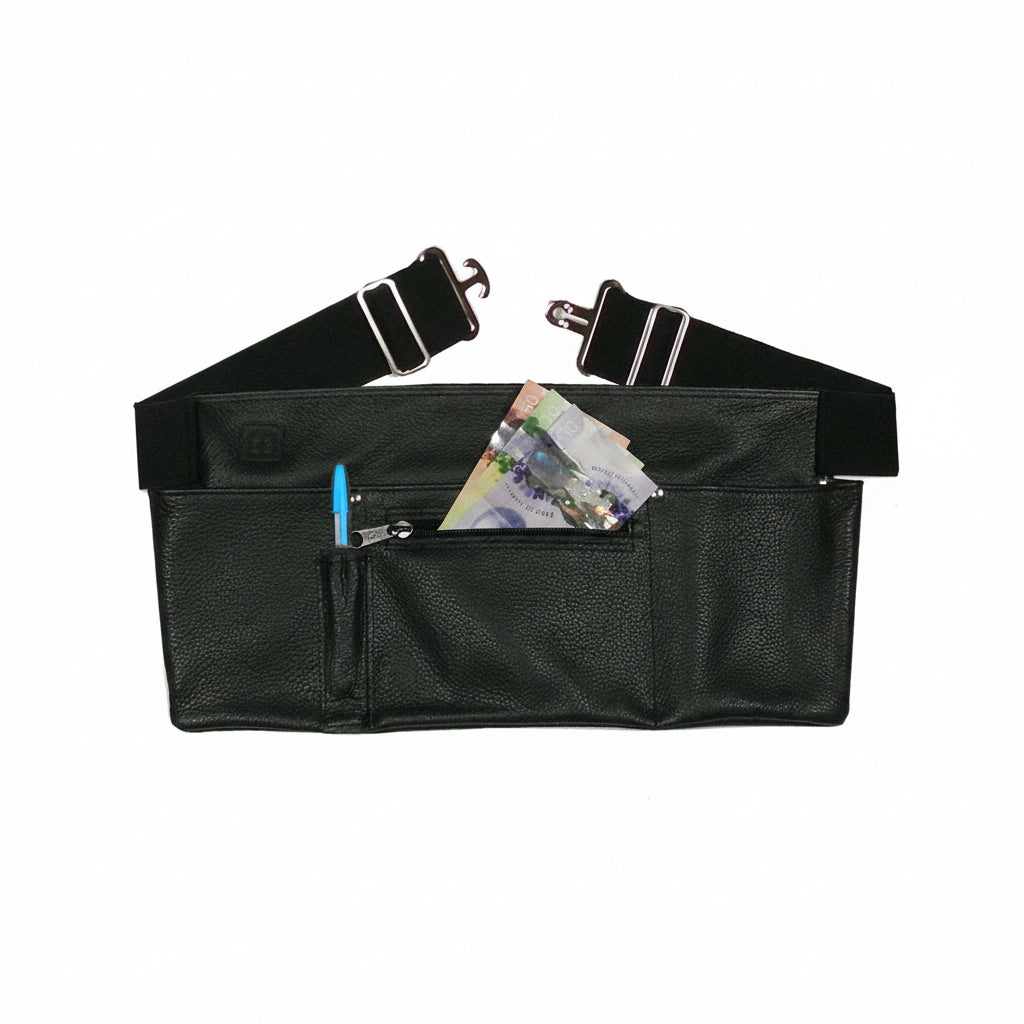 Tablier pour serveurs et serveuses – cuir et nylon souple