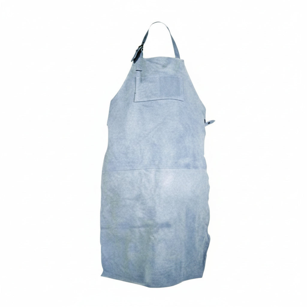 tablier de cuire bleu