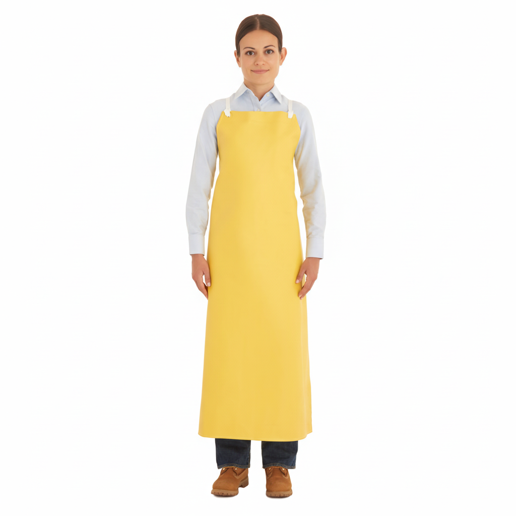 tablier jaune néoprène