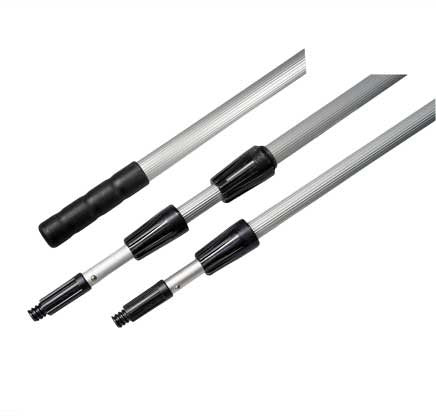 Manche 10" extensible en aluminium 2 sections