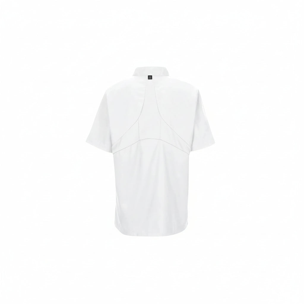 veston filet dos blanc