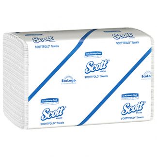 Papier mains Scott blanc plis multiples