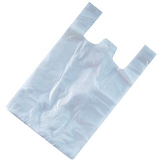Sacs bretelles en plastique blanc 1000/caisse