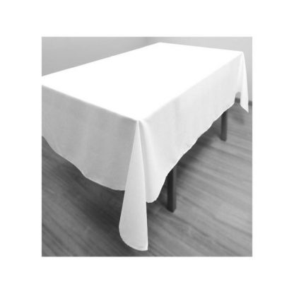 Nappe blanche 30''x 60'' 100% polyester